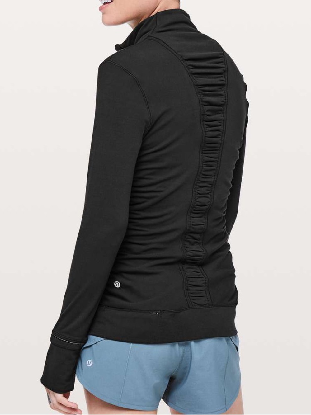 Lululemon Cypress Kiss 1/2 Zip Sweatshirt Black Size 4